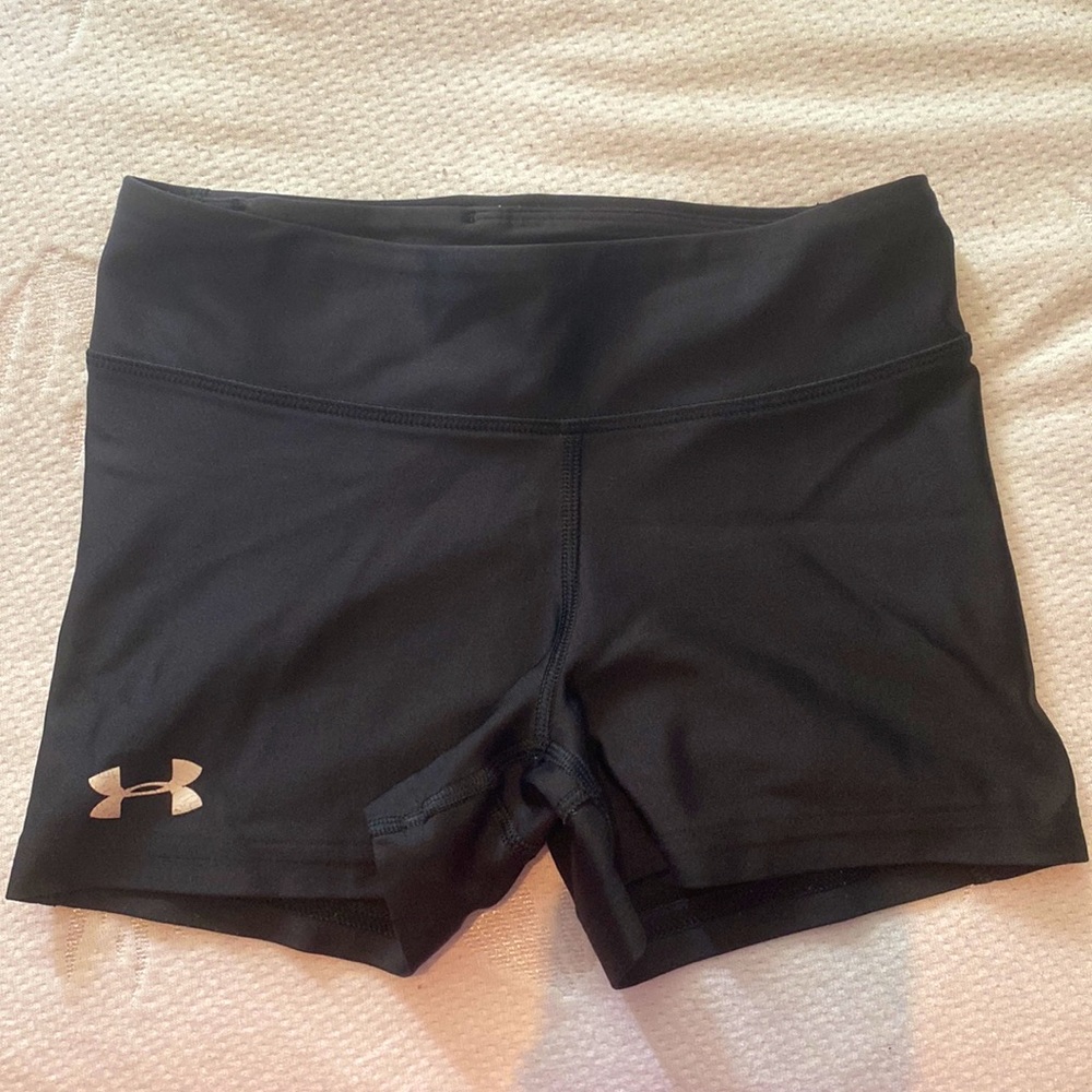 Kids under armor spandex shorts